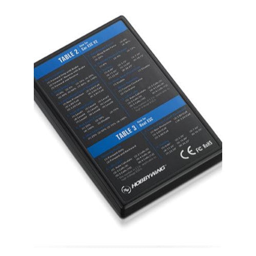 HobbyWing 30501003 General ESC Program Card