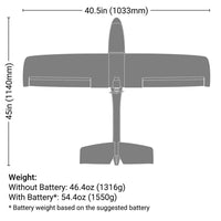 HobbyZone AeroScout S 2 1.1m RTF Basic with SAFE and RealFlight (Mode 2)