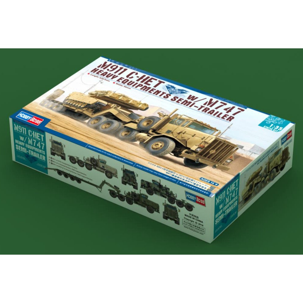 Hobby Boss 85519 1/35 M911 C-HET w/m747 Heavy Equipment Semi-Trailer