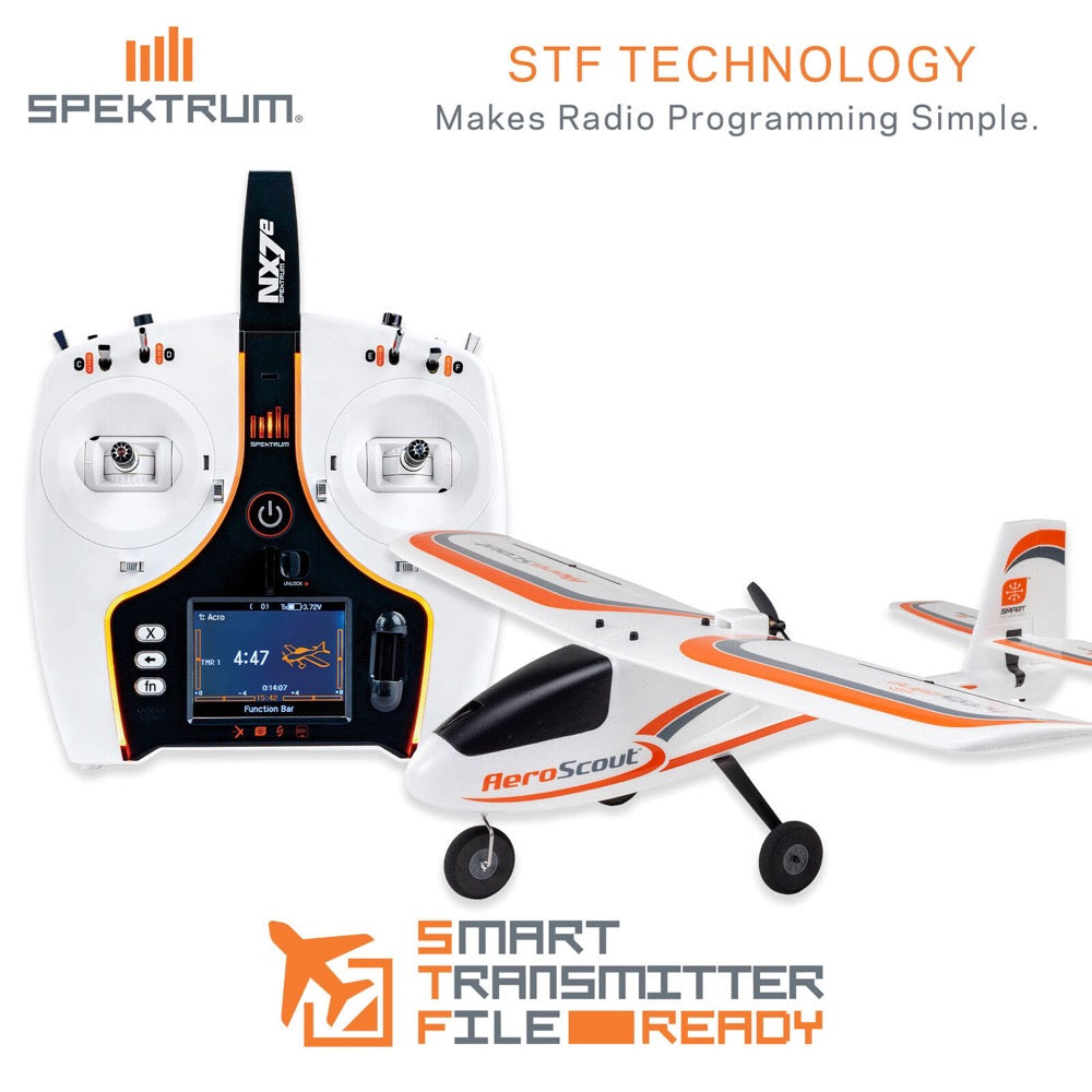 Hobbyzone AeroScout S 2 1.1m RC Plane with SAFE Technology BNF