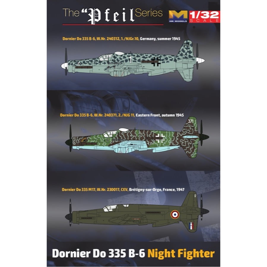 Hong Kong Model 01E021 1/32 Dornier Do 335 Night Fighter*