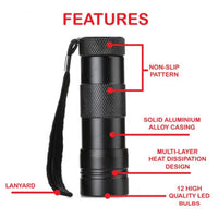 Icky Sticky 11014 UV LED Torch 9330271014378