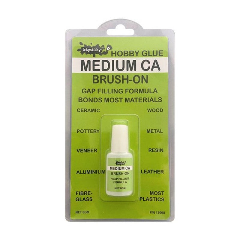 Icky Sticky 13998 Medium CA Glue Brush On 8gm