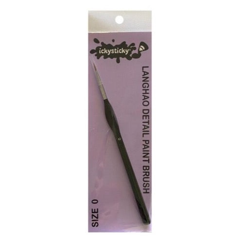 Icky Sticky 14007 Langhao Hair Detail Paint Brush 0