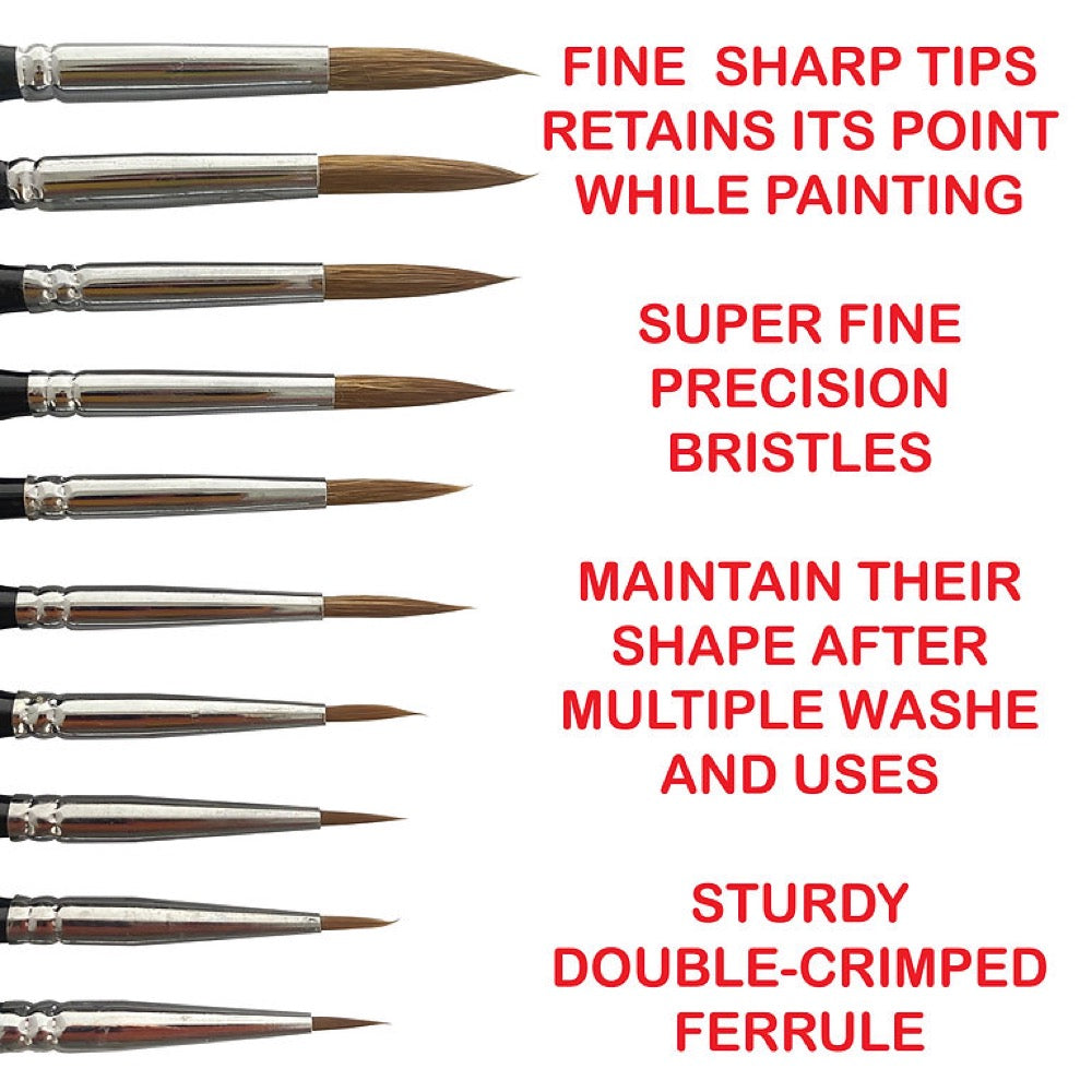 Icky Sticky 14013 Langhao Hair Detail Paint Brush 6