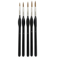 Icky Sticky 14017 Langhao Hair Detail Paint Brush Sets 3 4 5 6 7