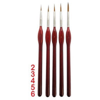 Icky Sticky 14019 Synthetic Hair Detail Paint Brush 2