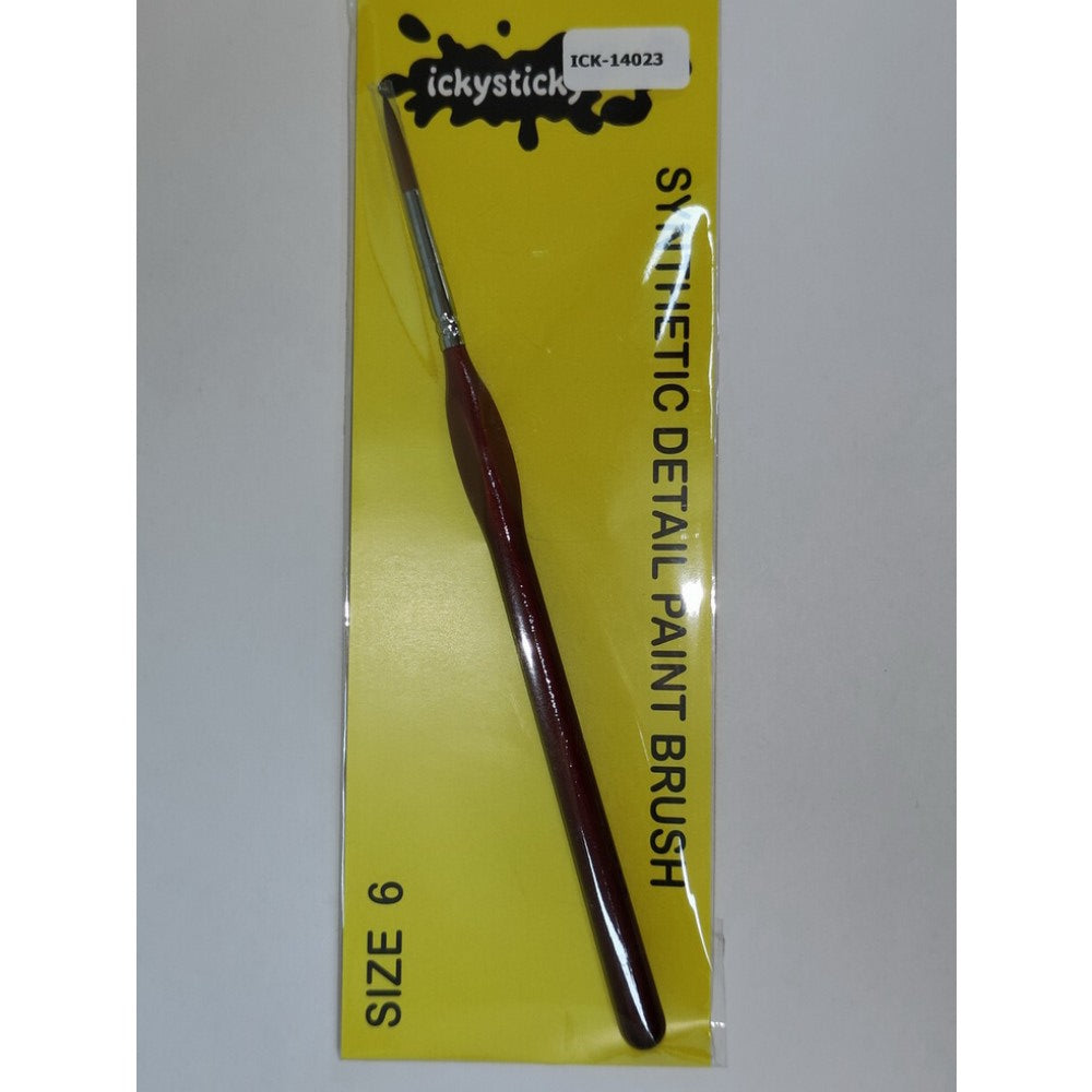 Icky Sticky 14023 Synthetic Hair Detail Paint Brush 6
