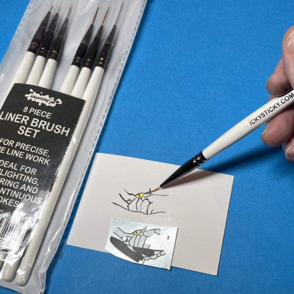 Icky Sticky 14027 Liner Brush Set
