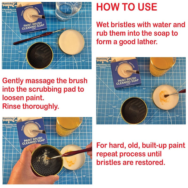 Icky Sticky 14029 Paint Brush Cleaning Soap