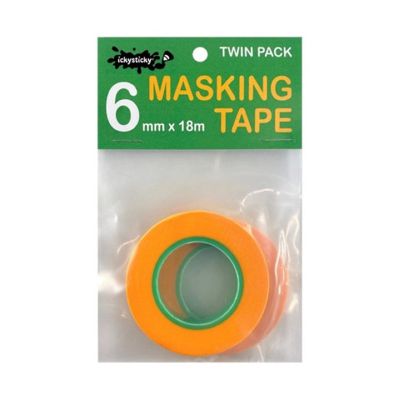 Icky Sticky 32003 Masking Tape 6mm x 18m (2pc)