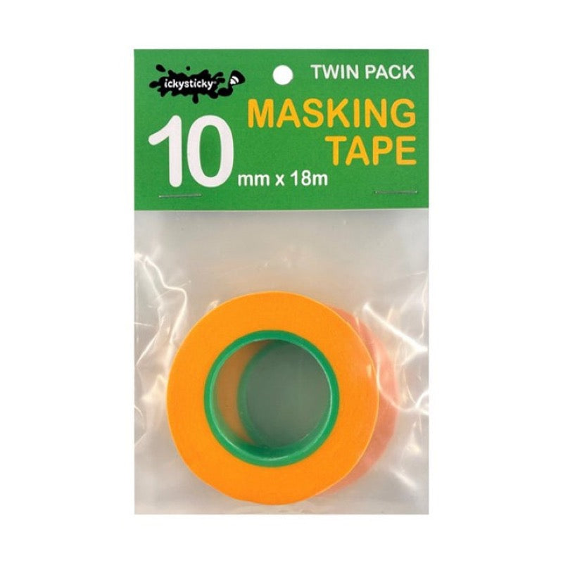 Icky Sticky 32004 Masking Tape 10mm x 18m (2pc)