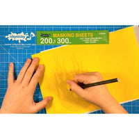 Icky Sticky 32007 Masking Tape Sheets 200mm x 300mm (3 Pack)