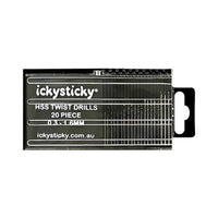 Icky Sticky 550102 HSS Micro Twist Drills 0.33mm - 1.6mm