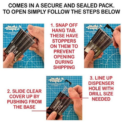 Icky Sticky 550102 HSS Micro Twist Drills 0.33mm - 1.6mm