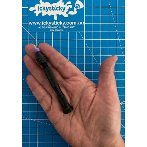Icky Sticky 550103 Tungsten Micro Drill Bit Set with Handle (31 Piece)