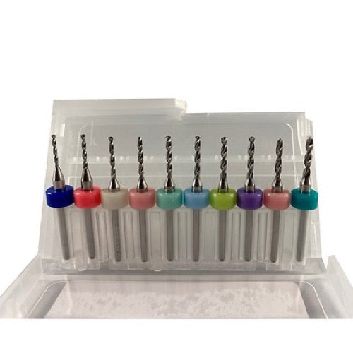 Icky Sticky 550116 Tungsten Micro Drill Bits 1.1mm - 2.0mm