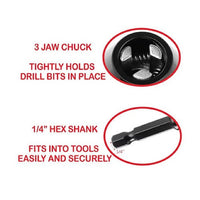 Icky Sticky 550120 Drill Chuck Keyless Adaptor