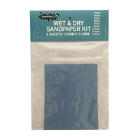 Icky Sticky 550126 Wet and Dry Sandpaper Kit 9 Sheets