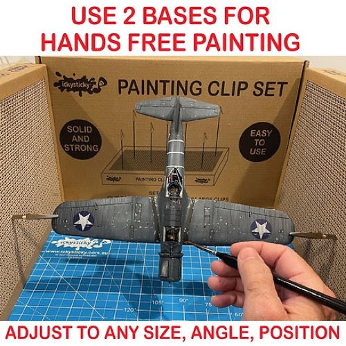 Icky Sticky 550133 Model Painting Clip Set
