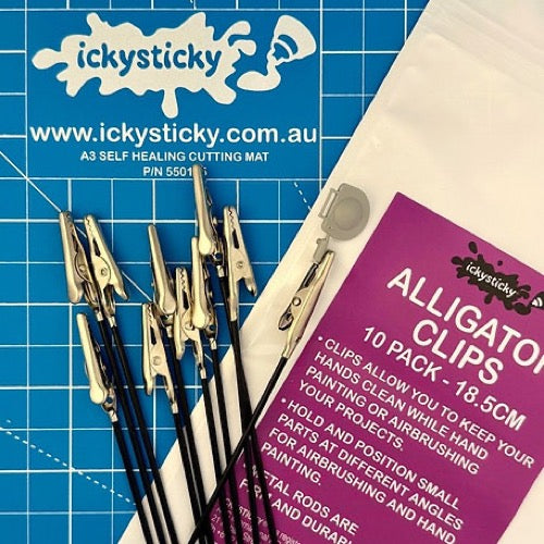 Icky Sticky 560297 Metal Alligator Clips (10pk)