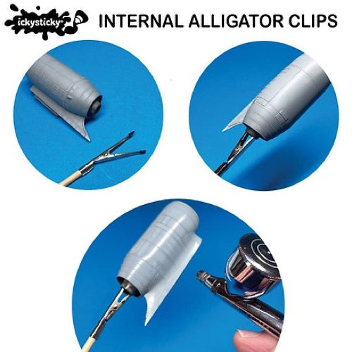 Icky Sticky 560303 Internal Alligator Clips 10pk