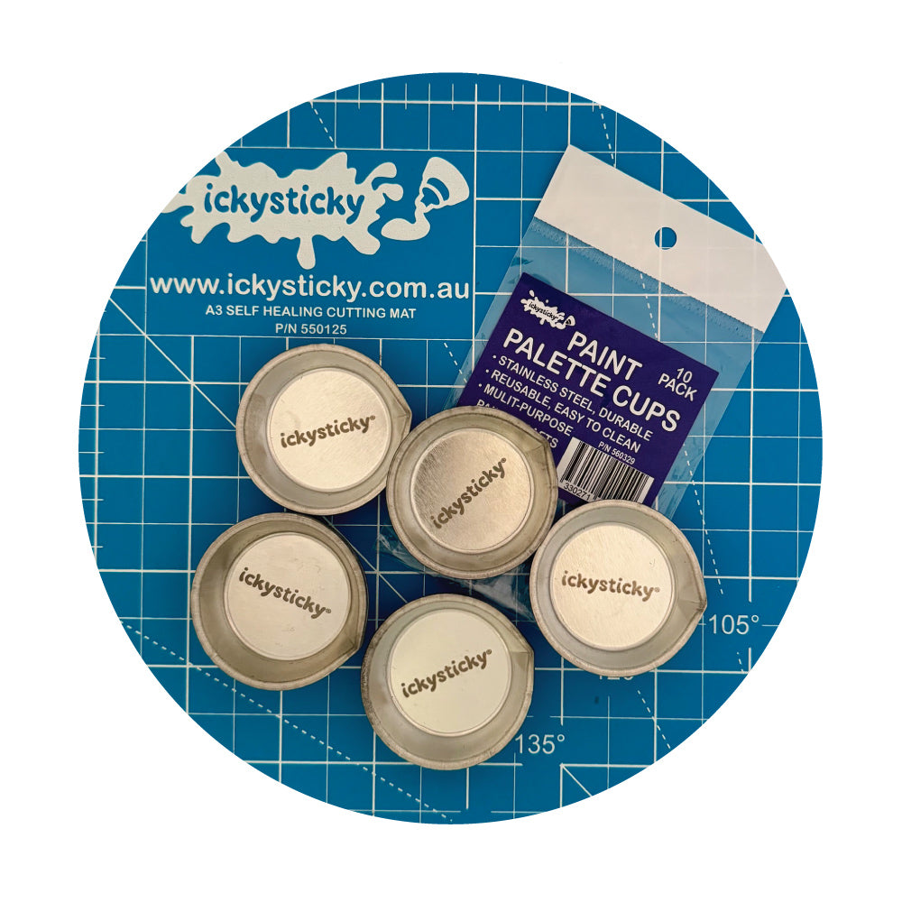 Icky Sticky Paint Pallette Cups 10pk