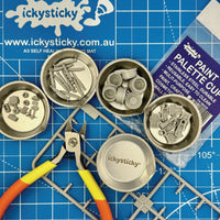 Icky Sticky Paint Pallette Cups 10pk