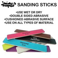 Icky Sticky 610609 Sanding Sticks Medium 6pk