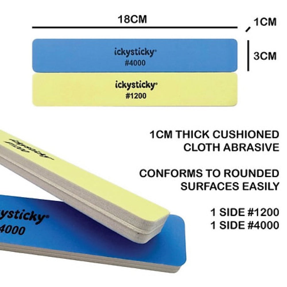 Icky Sticky 610612 Polishing Sticks 2pk