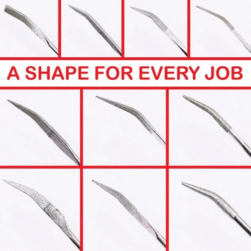 Icky Sticky Curved Diamond File Set 10 Piece