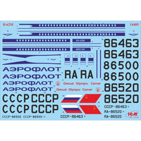 ICM 14405 1/144 Ilyushin-62M Soviet Passenger Aircraft