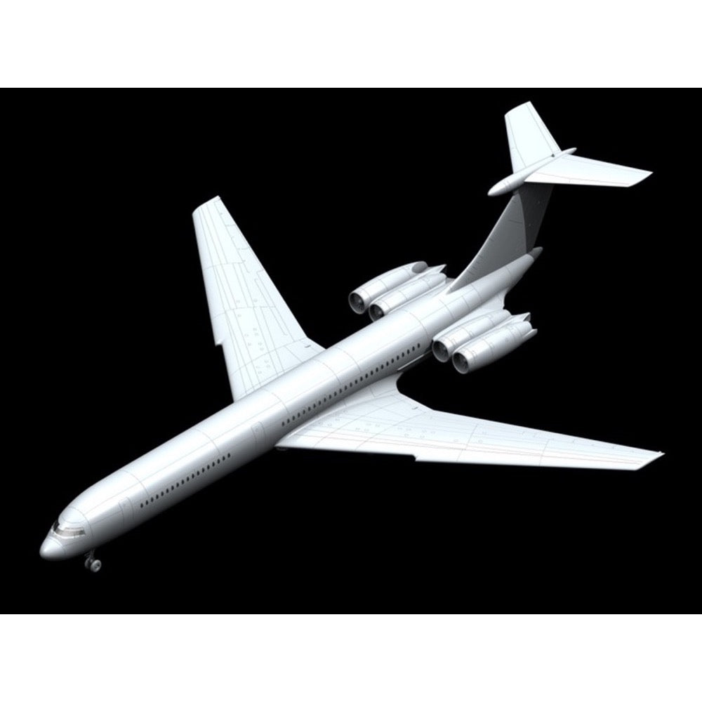 ICM 14405 1/144 Ilyushin-62M Soviet Passenger Aircraft