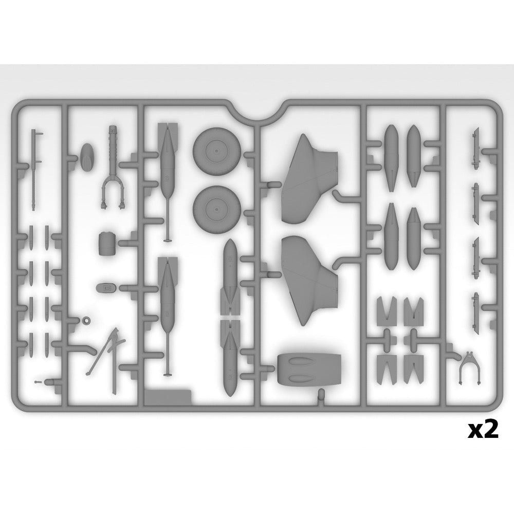 ICM 32014 1/32 Henschel Hs-123A-1 WWII German Attack Aircraft