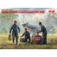 ICM 32109 1/32 German Luftwaffe Ground Personnel 1939-1945 Plastic Model Kit