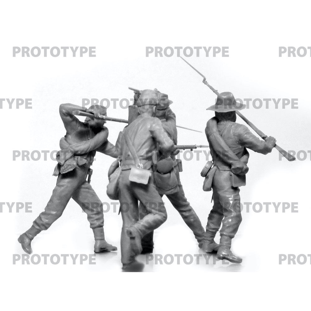 ICM 35024 1/35 American Civil War Confederate Infantry Set No.2