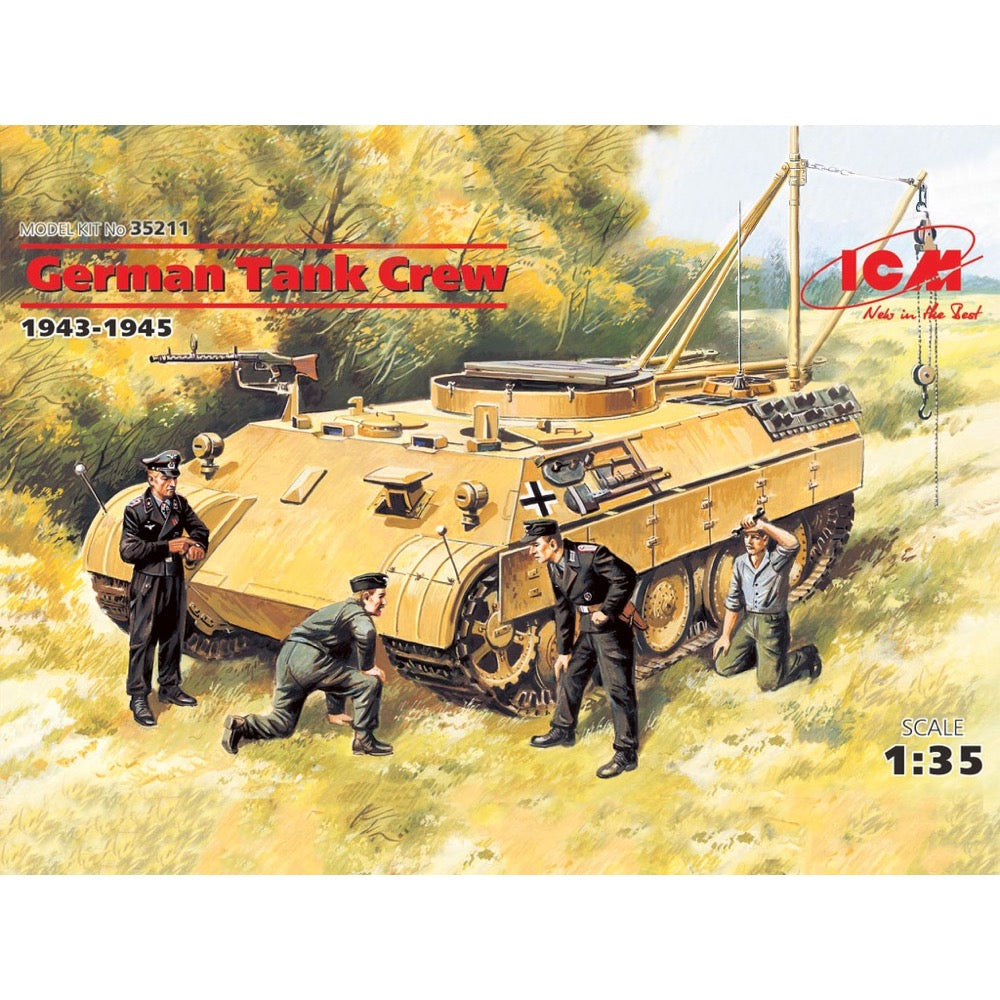 ICM 35211 1/35 German Tank Crew 1943-1945 4823044401857