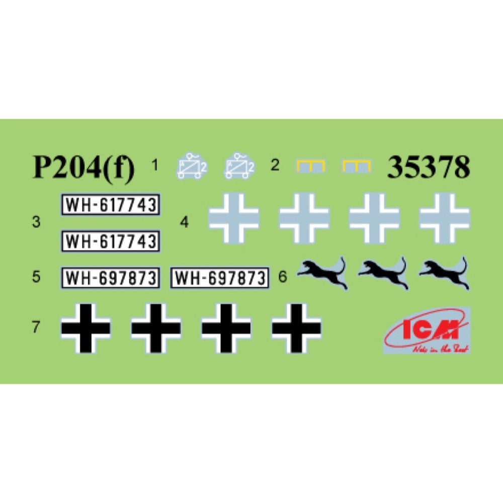 ICM 35378 1/35 Panzerspahwagen (Funk) P204(f), Armoured Command Vehicle 4823044411559