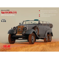 ICM 35538 1/35 Type G4 Kfz.21 WWII German Staff Car 4823044402977