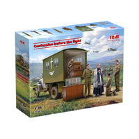 ICM 35585 1/35 Confession before the fight WWII British Army Mobile Chapel & 'You are important to God 4823044411597