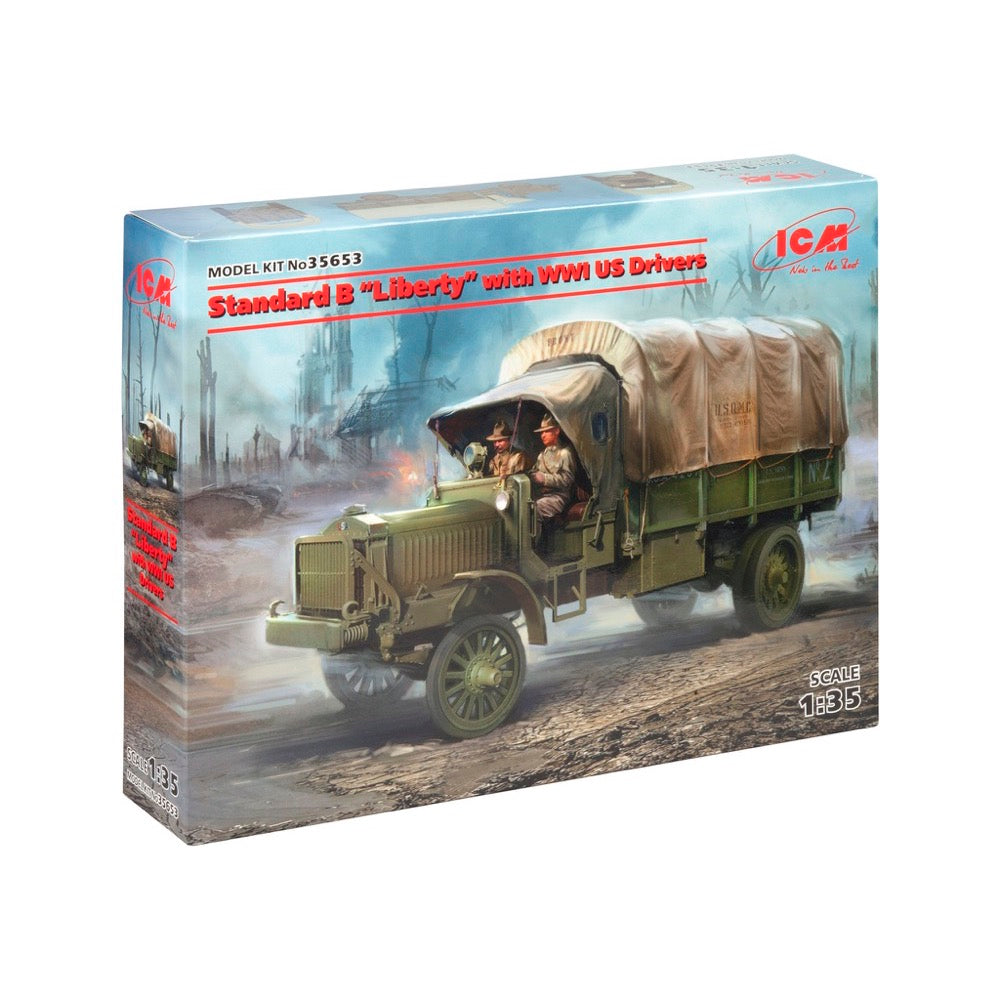 ICM 35653 1/35 Standard B Liberty with WWI US Drivers