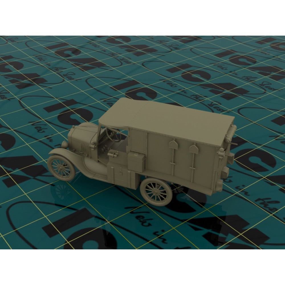 ICM 35661 1/35 Model T 1917 Ambulance WWI American Car 4823044404056