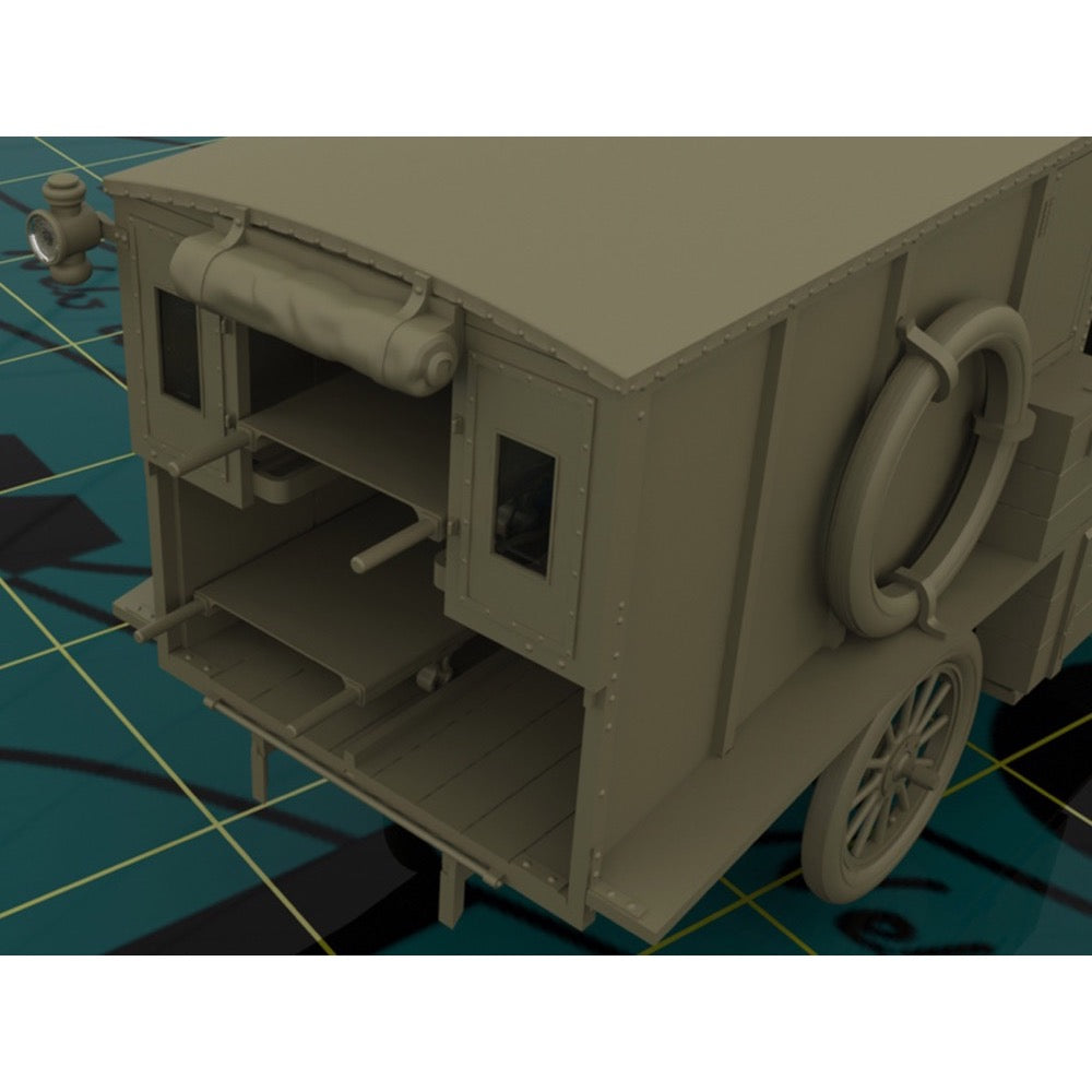 ICM 35661 1/35 Model T 1917 Ambulance WWI American Car 4823044404056