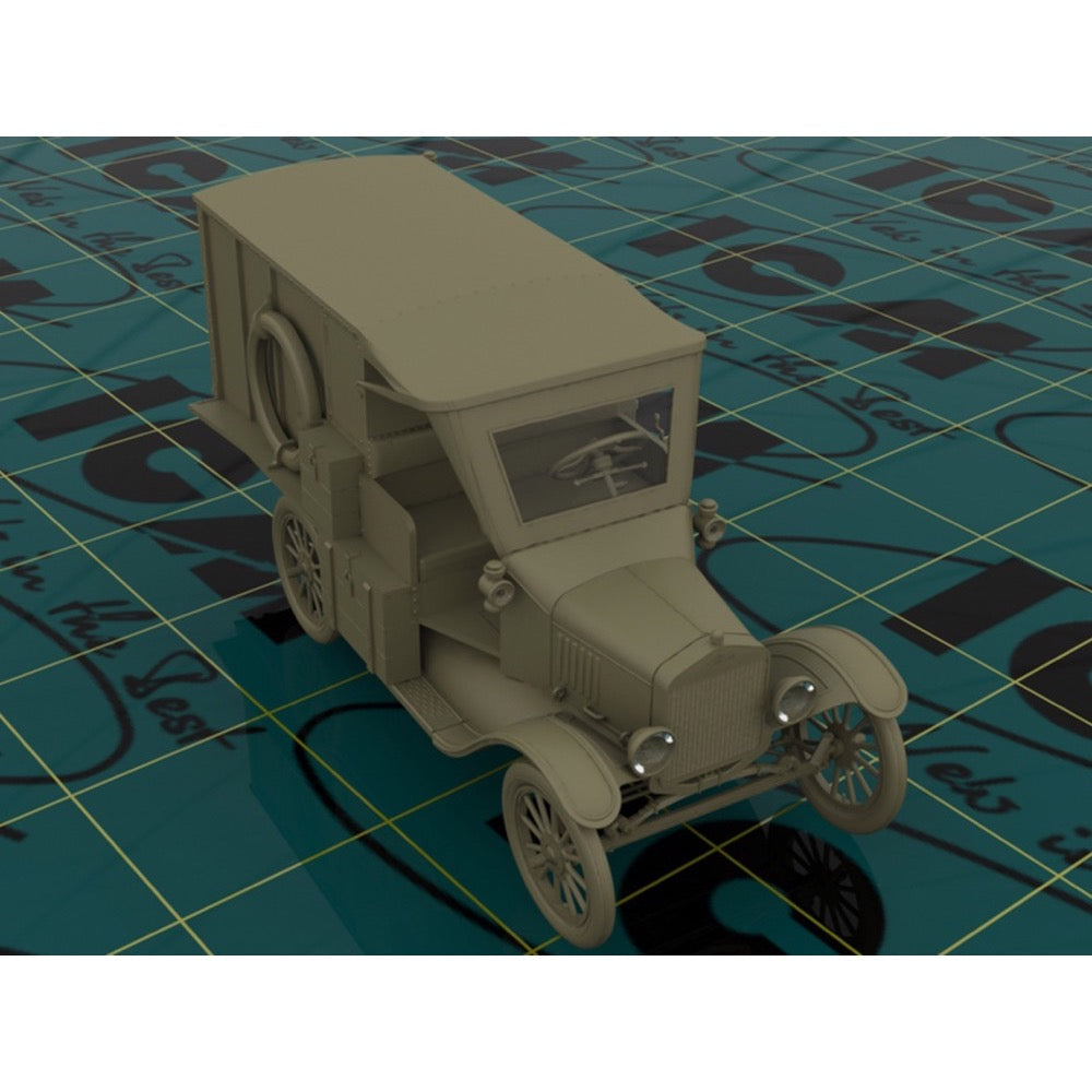 ICM 35661 1/35 Model T 1917 Ambulance WWI American Car 4823044404056