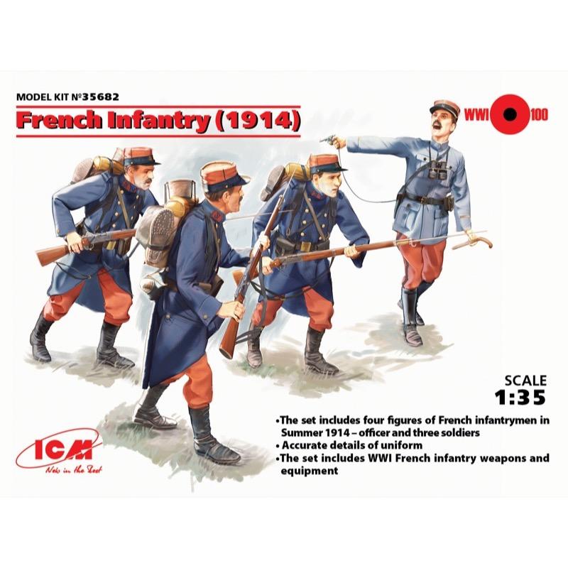 ICM 35682 1/35 French Infantry 1914