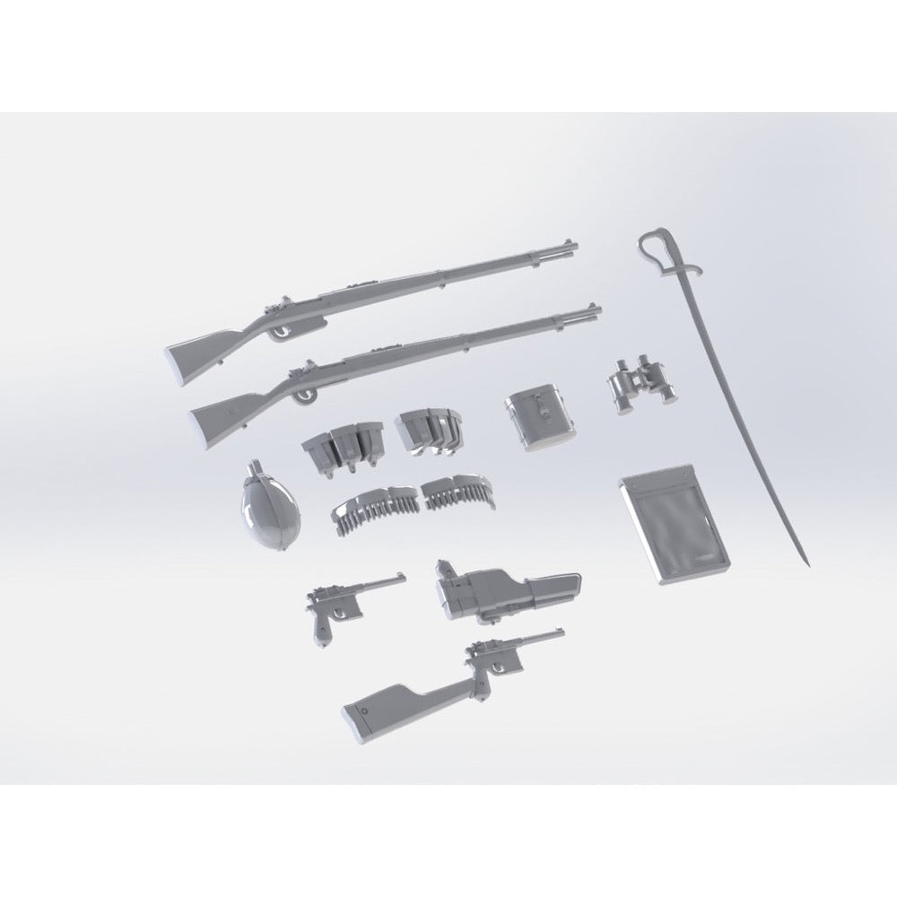ICM 35699 1/35 WWI Turkish Infantry Weapons & Equipment 4823044404759