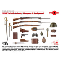 ICM 35699 1/35 WWI Turkish Infantry Weapons & Equipment 4823044404759