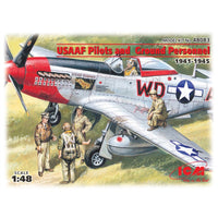 ICM 48083 1/48 USAAF Pilots/Ground Crew Figures