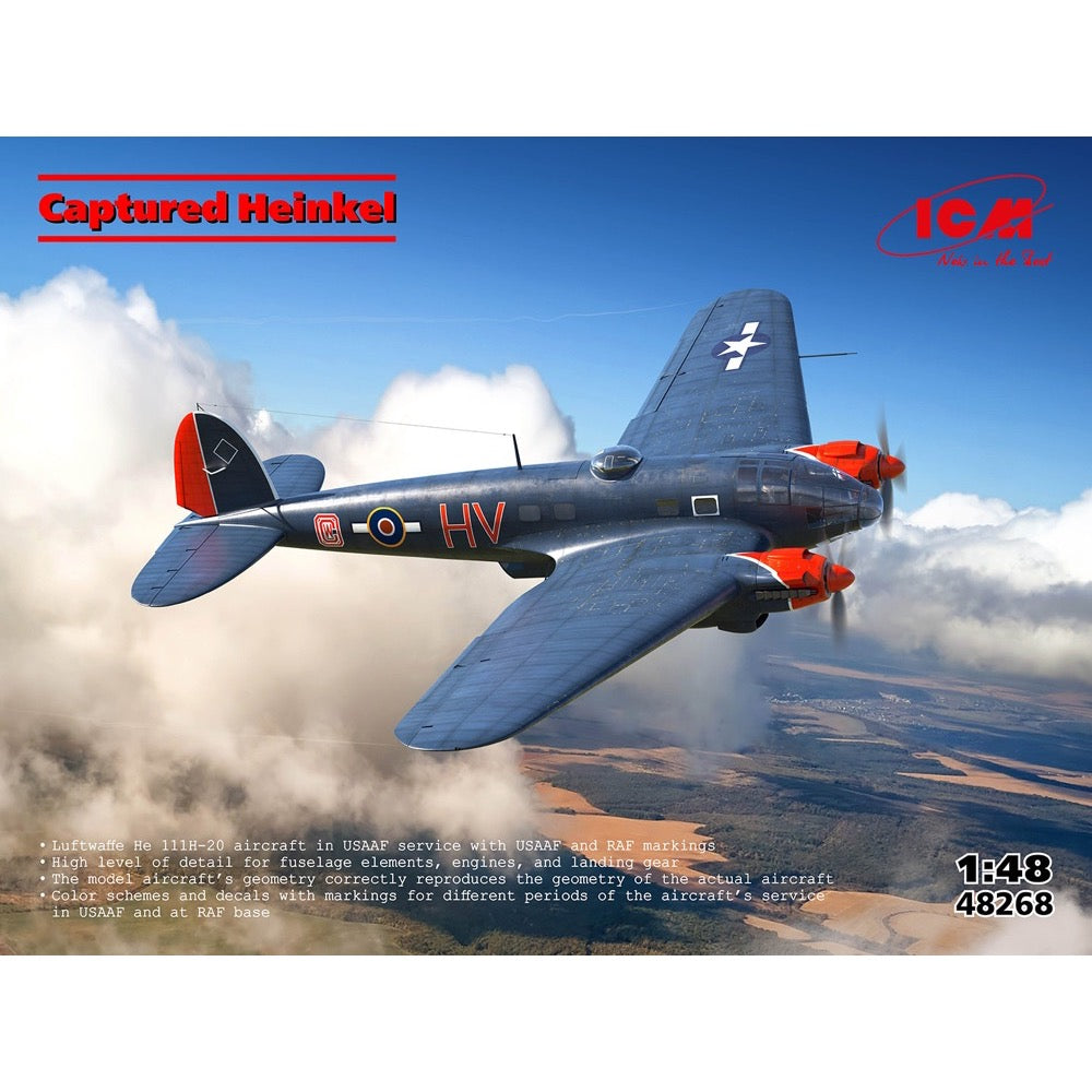 ICM 48268 1/48 Captured Heinkel He-111 4823044411375