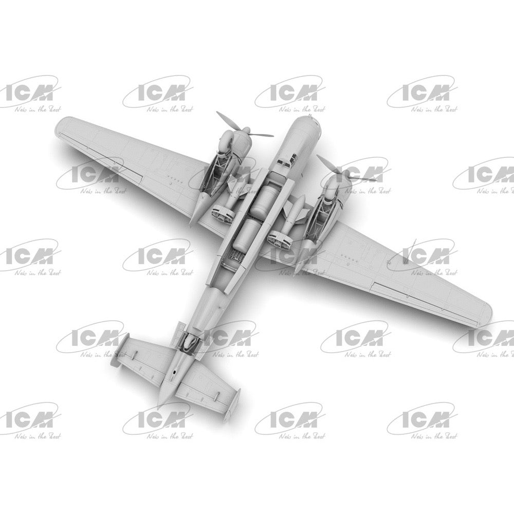 ICM 1/48 Do 217K-2 with Fritz-X WWII German Bomber